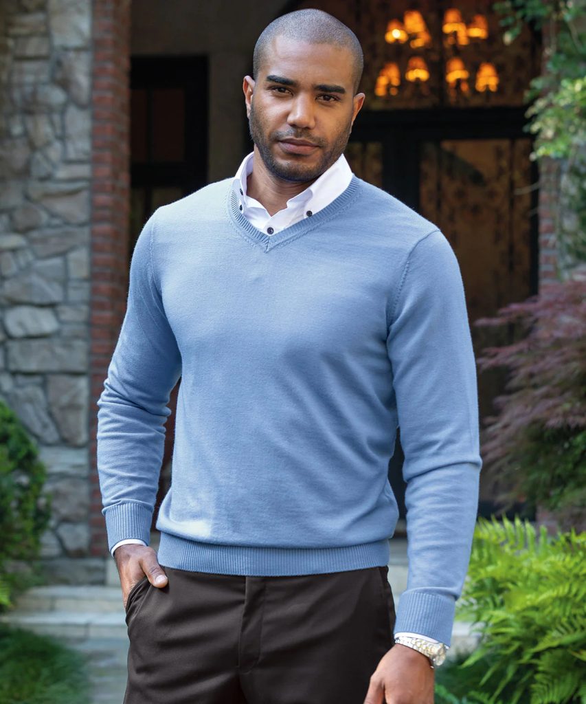 Men's v neck sweaters, when it comes to styling a men's V-neck sweater, there are various ways to create a versatile and fashionable look suitable for different occasions.