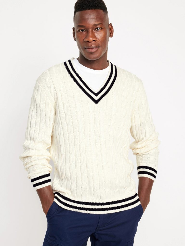 Mens v neck sweaters a staple in men’s fashion, is an emblematic piece that transcends trends and seasons. This understated yet impactful garment has been a cornerstone