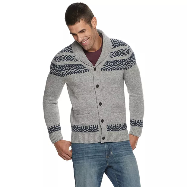 Kohls mens cardigan sweaters are versatile wardrobe staples that add style, warmth, and sophistication to men's outfits.