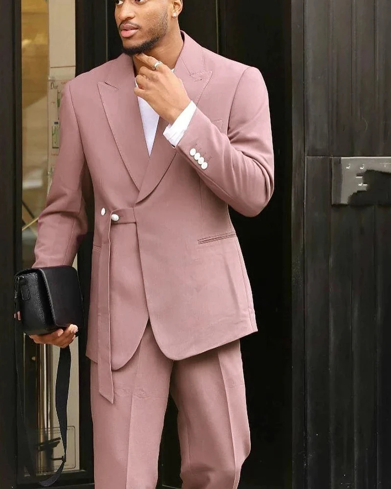Pink suits for men, in the realm of men's fashion, the color pink has long been associated with notions of femininity,