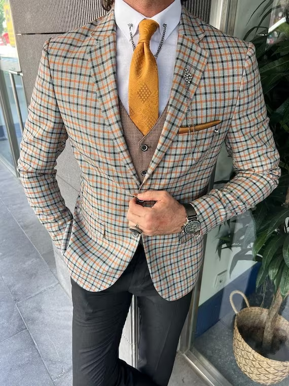 Plaid suits for men, the fashion world has witnessed the enduring appeal of plaid suits for men, a timeless and versatile ensemble that exudes sophistication and style.