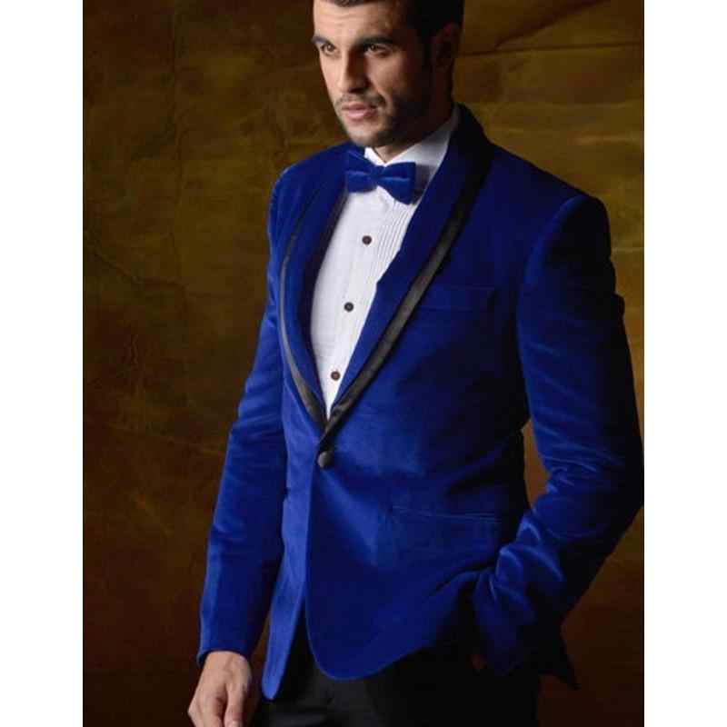 Velvet suits for men