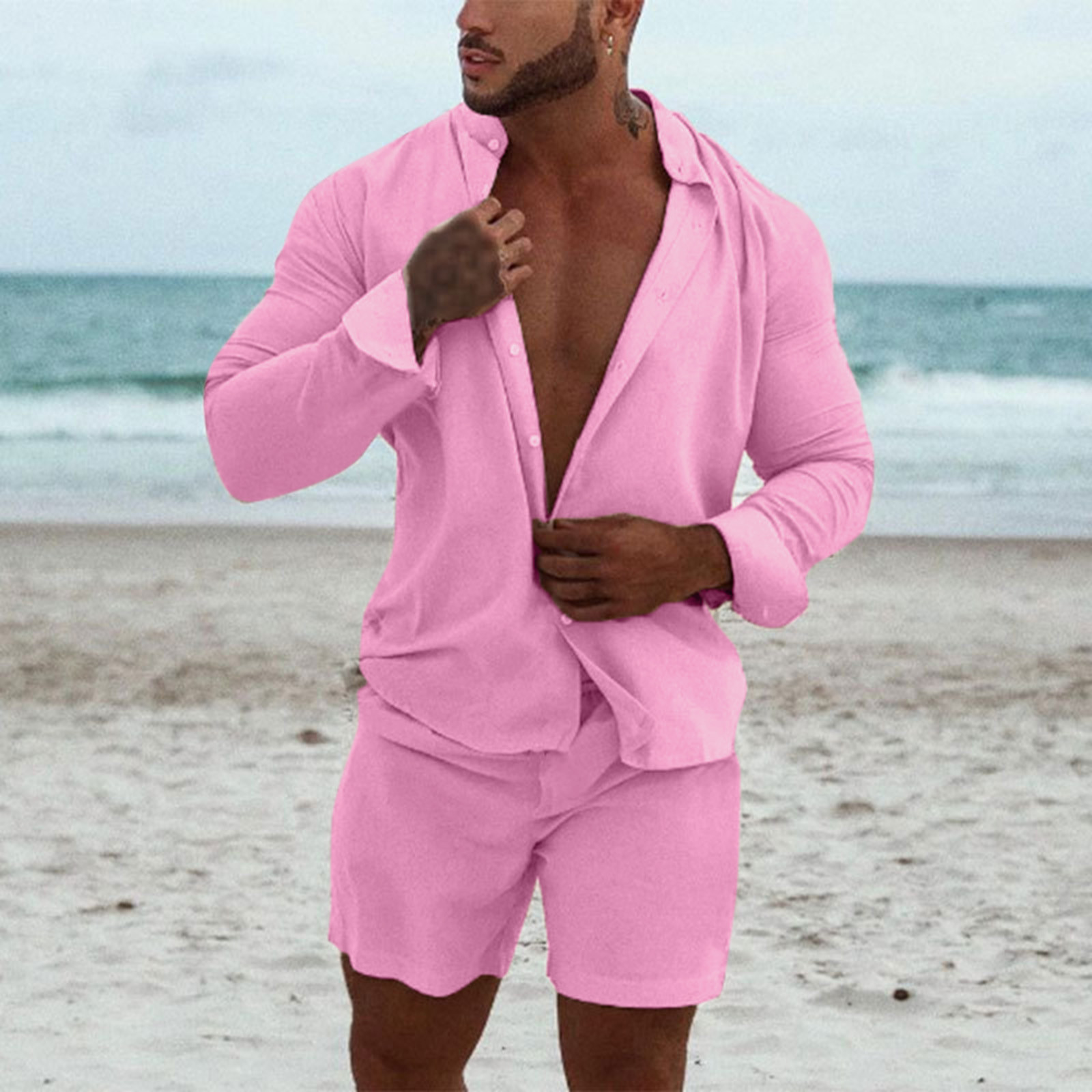 Pink suits men