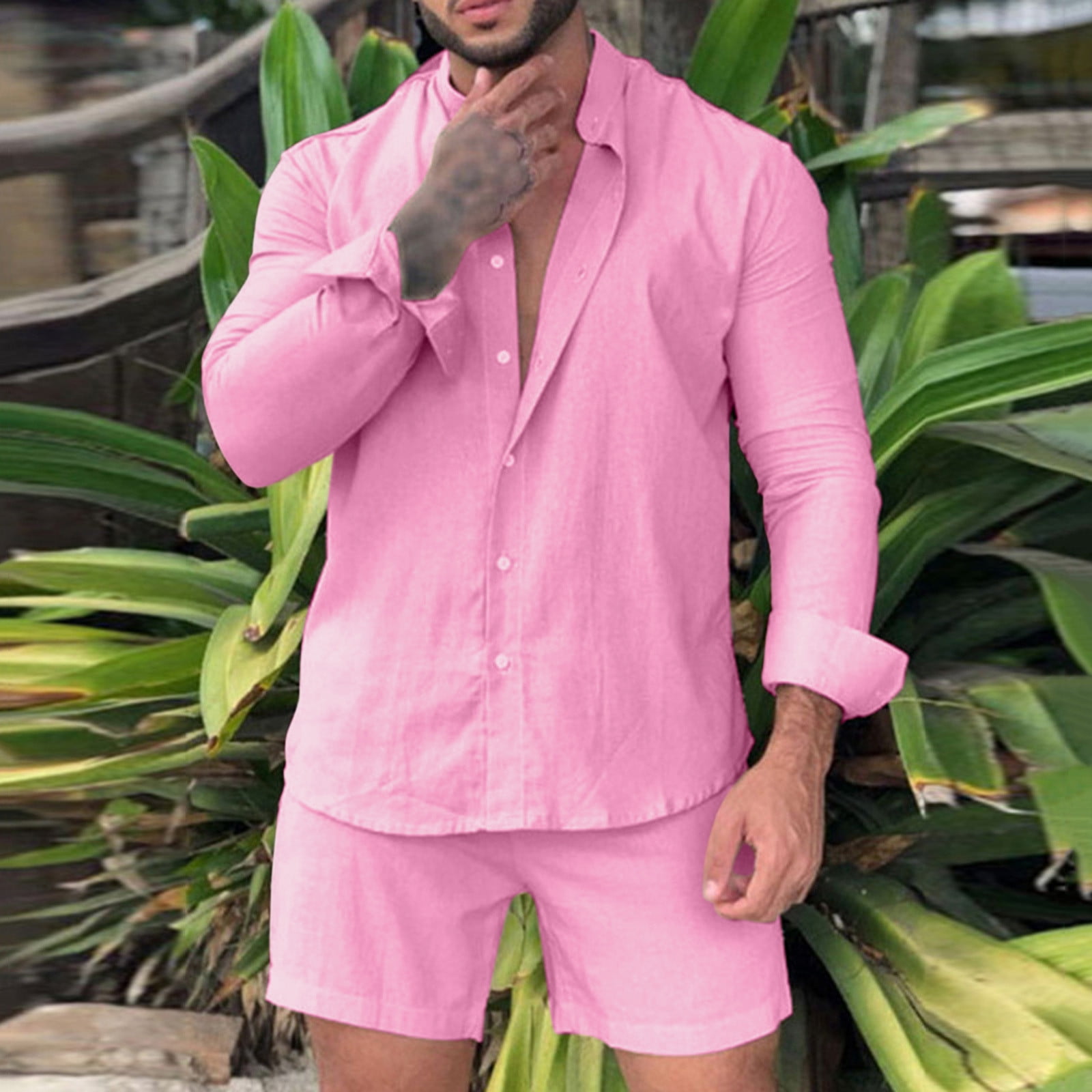 Pink suits men