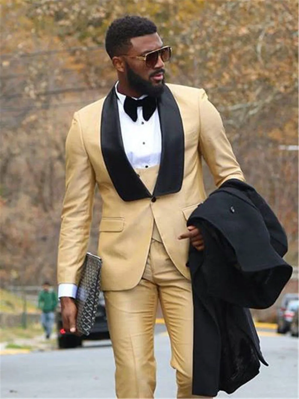 Gold suits for men