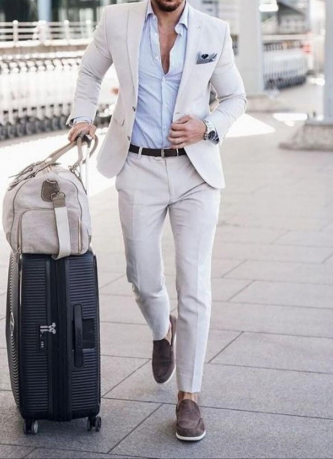 travel with a suit