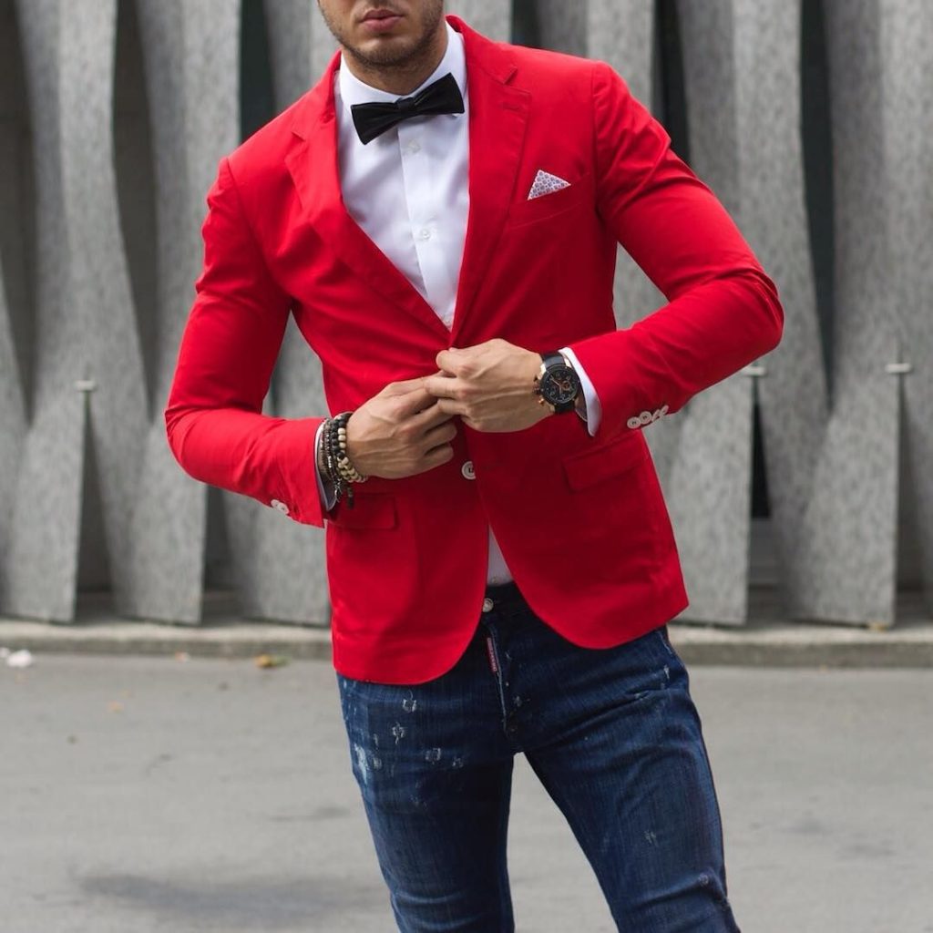 Mens red blazer