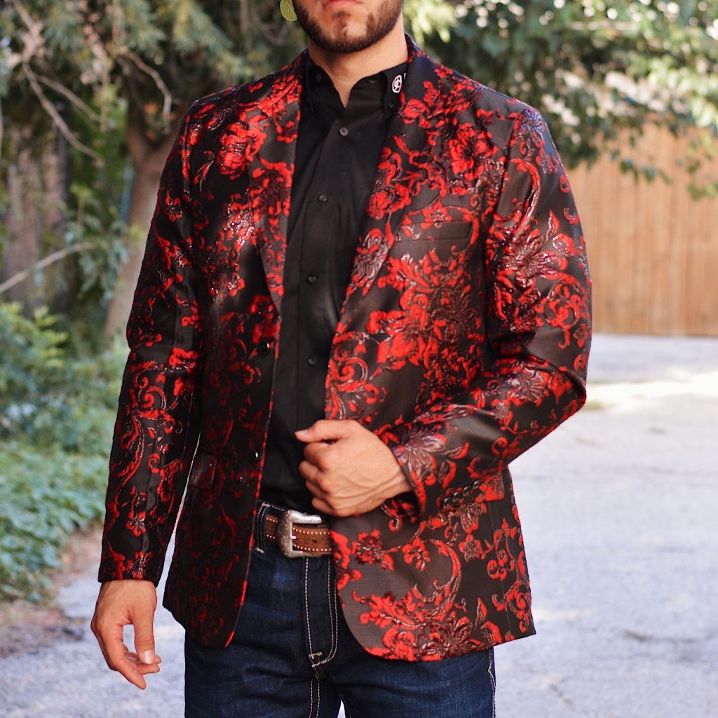 Mens red blazer