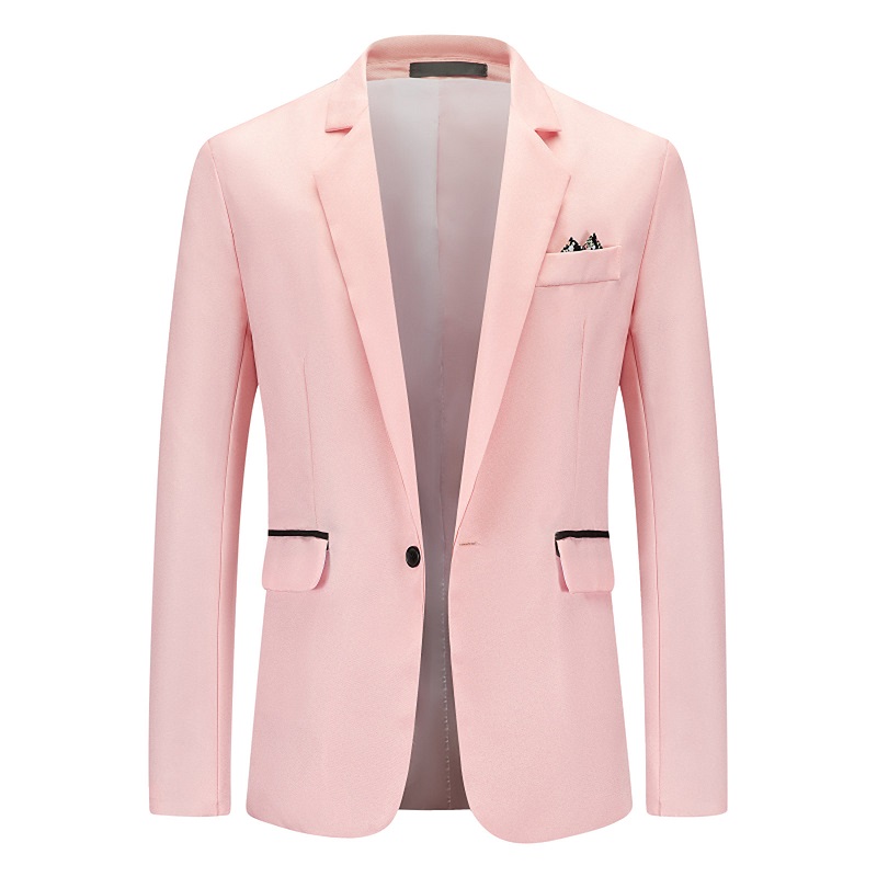 pink blazer outfit