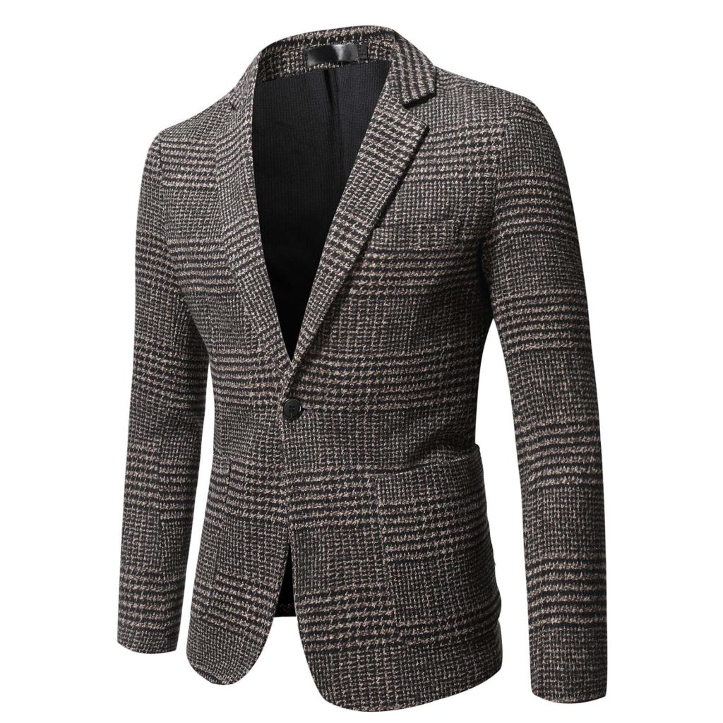 Tweed blazer men