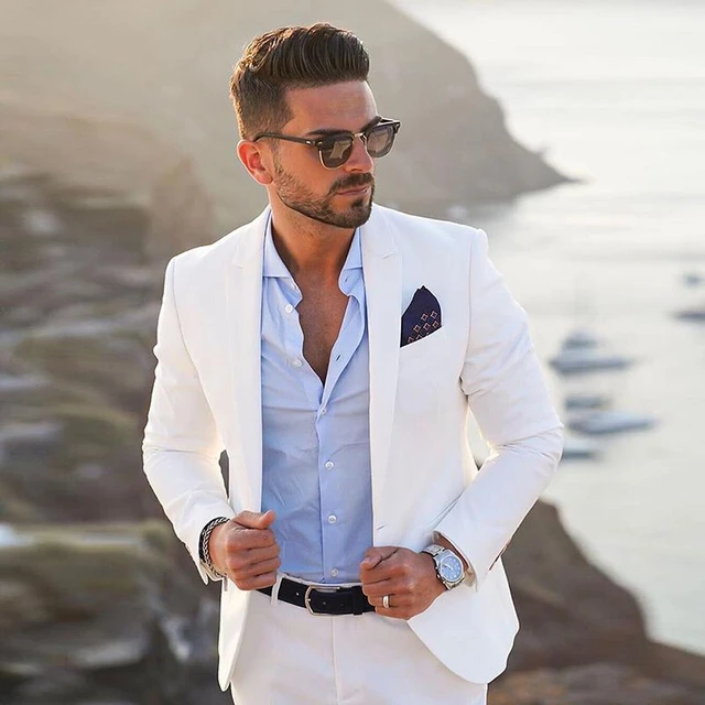 White suit for men