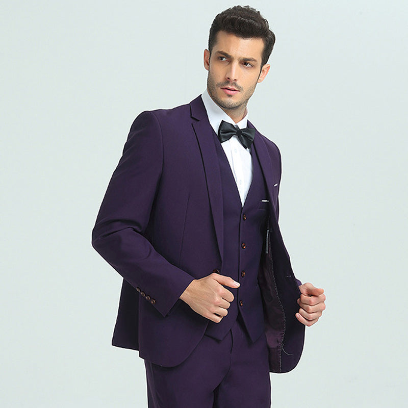 Purple suit for men