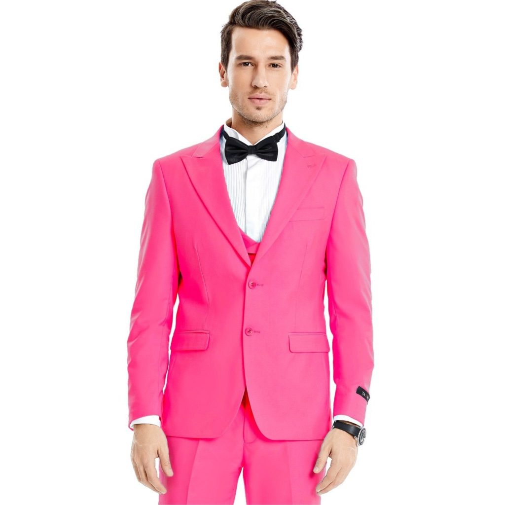 Pink suit men