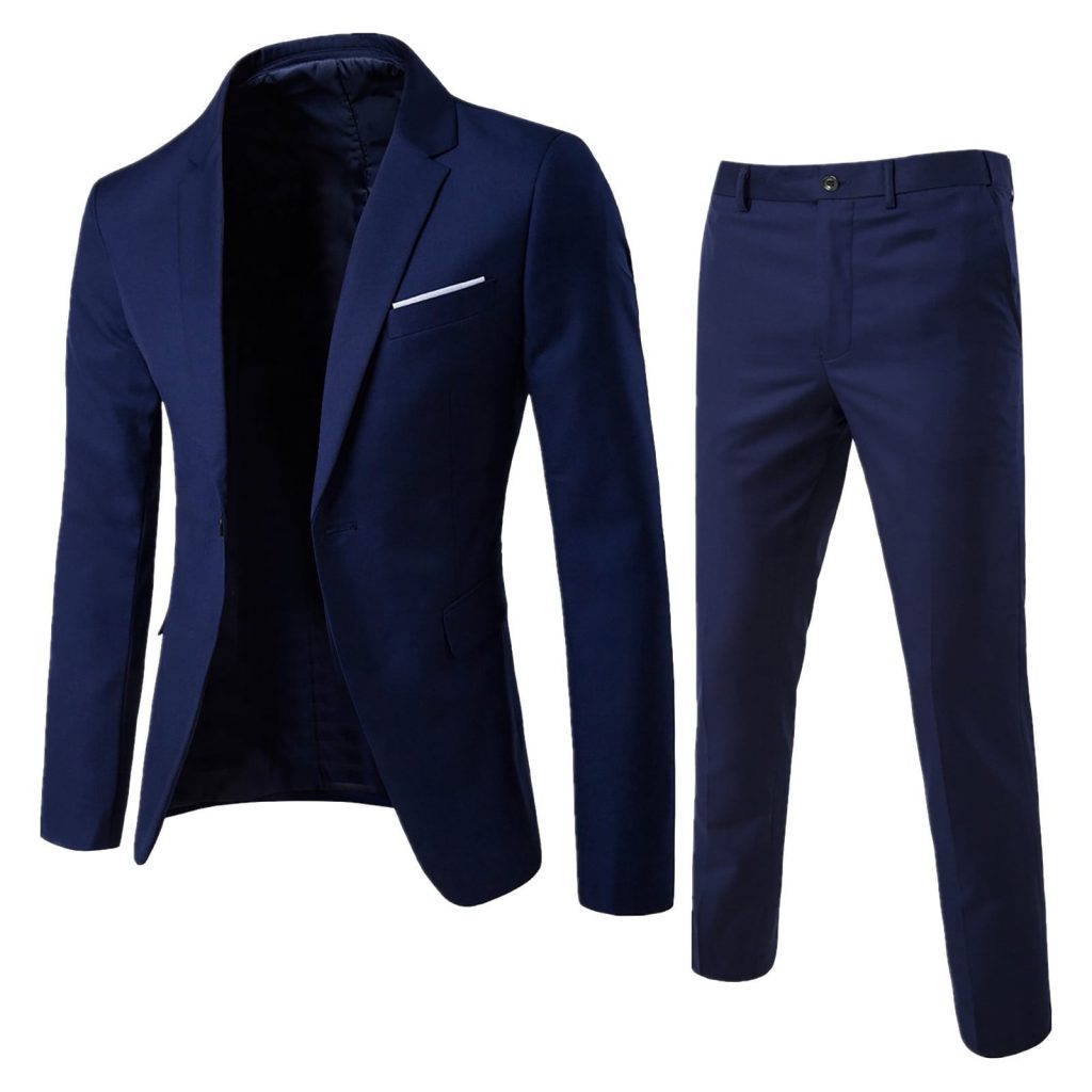 Navy blue suit men