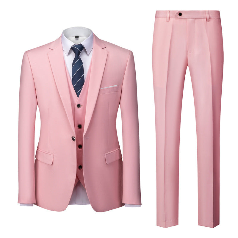 Pink suit men