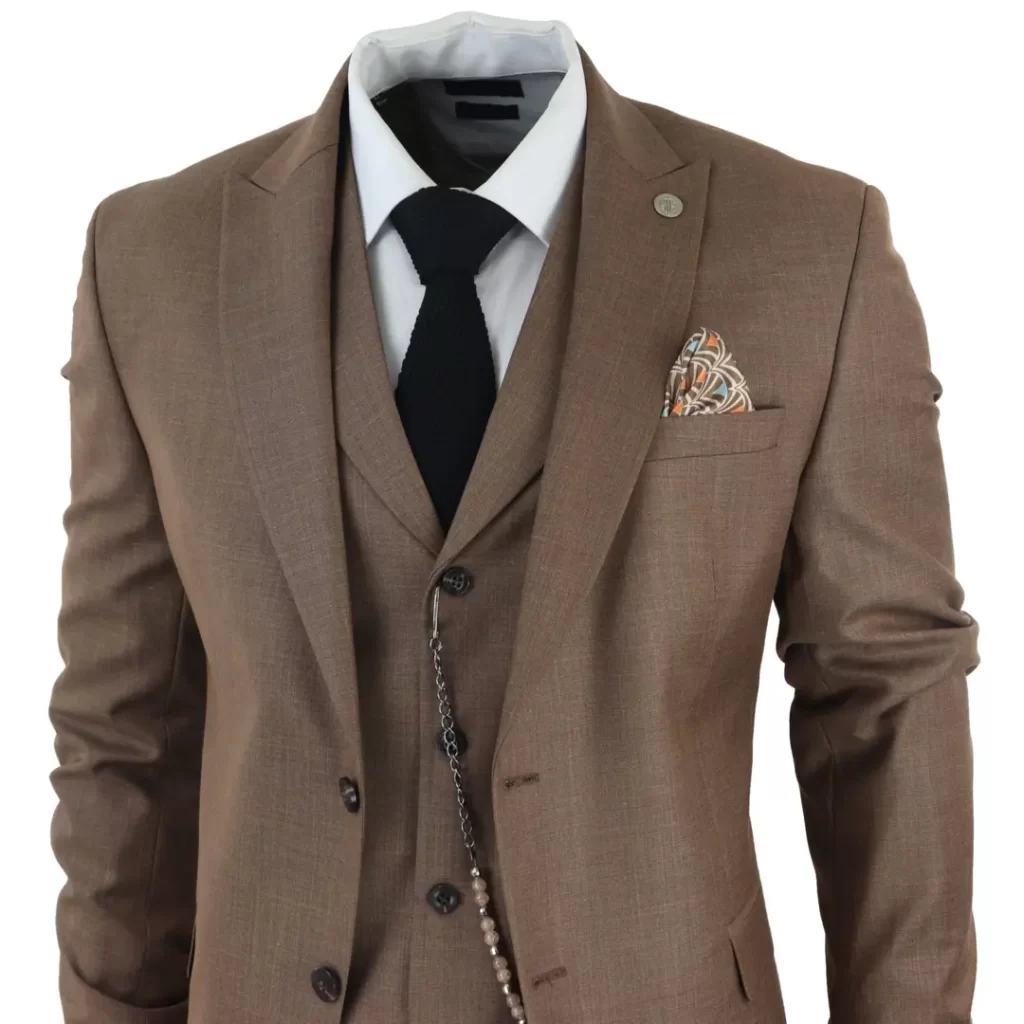 Brown suit men