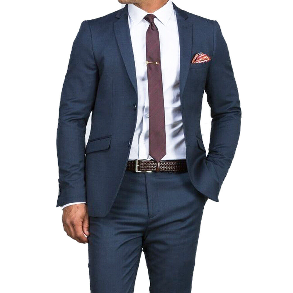 Navy blue suit men