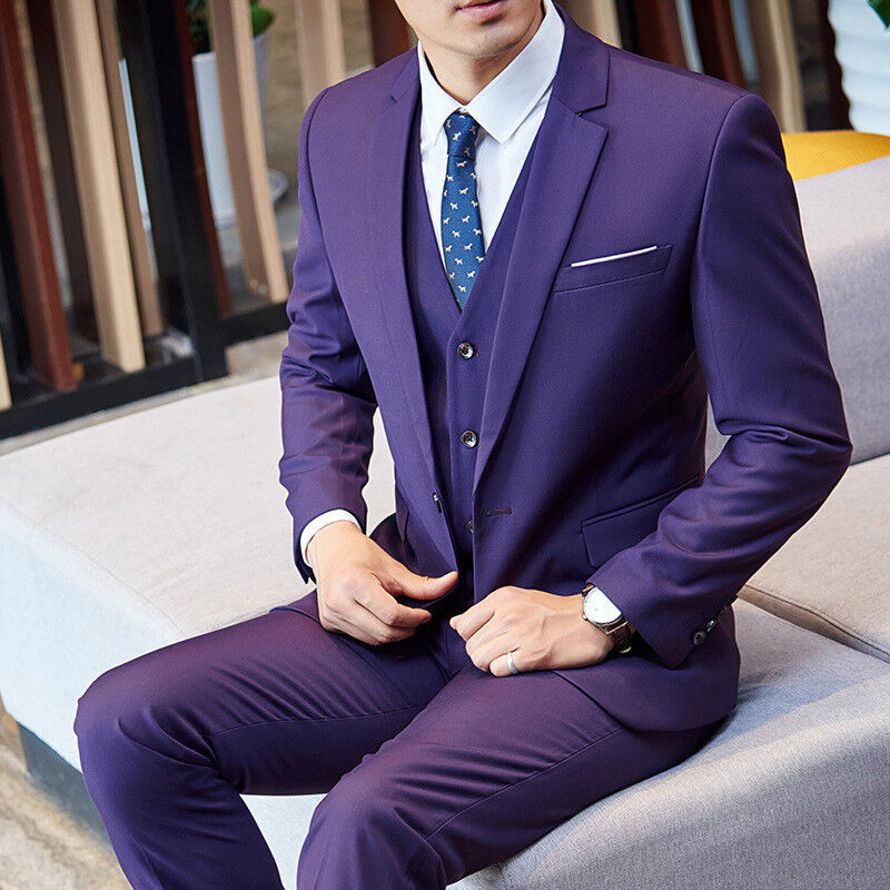 Purple suit for men