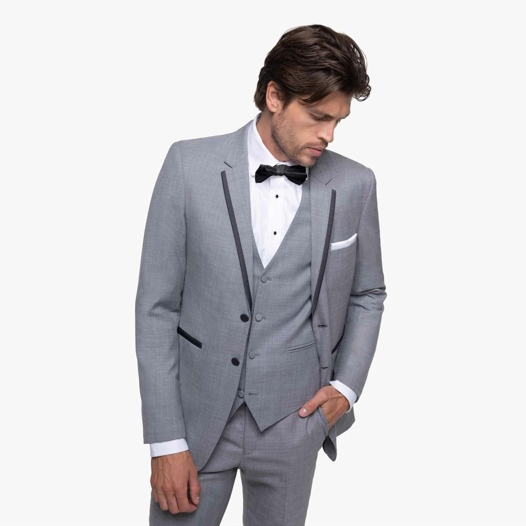 grey tuxedo