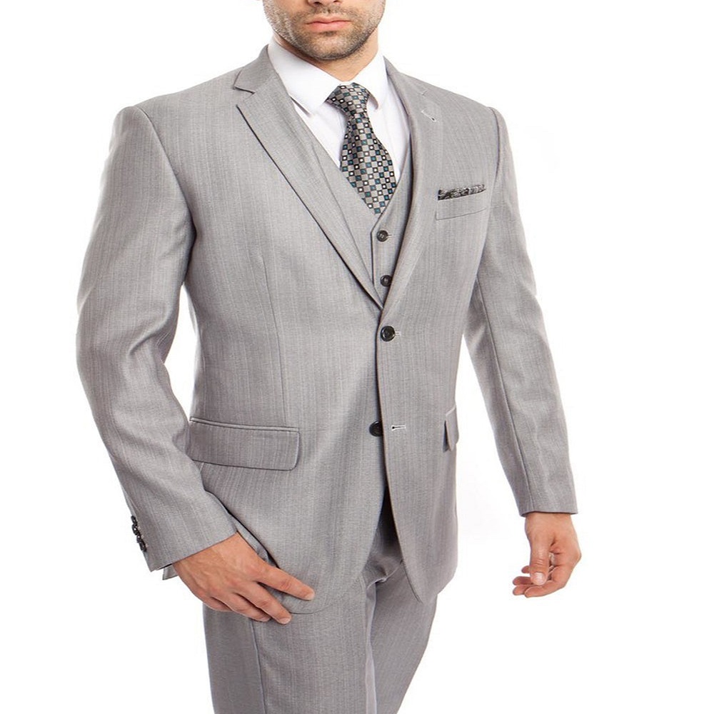 Grey suit for men