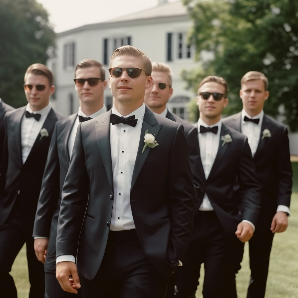 Men wedding suit