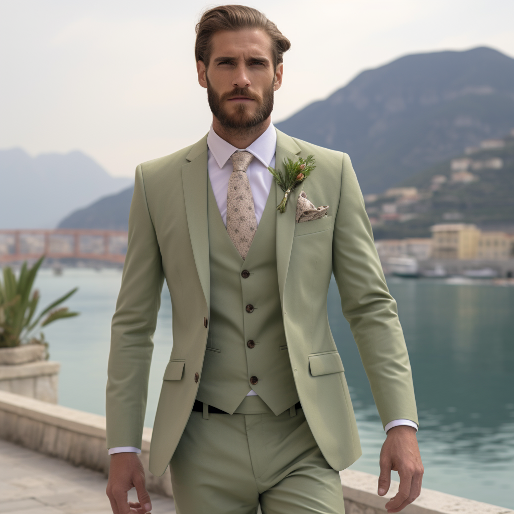 Men wedding suit