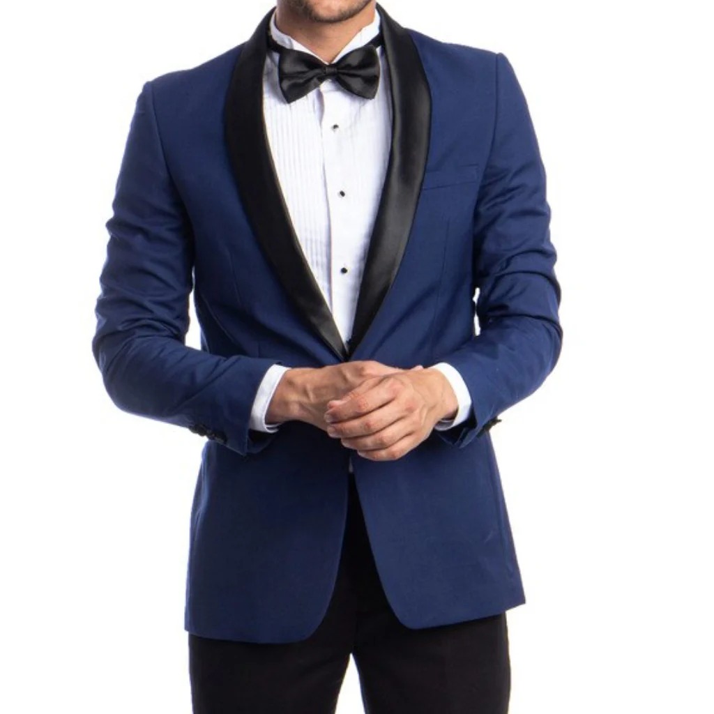 blue tuxedo