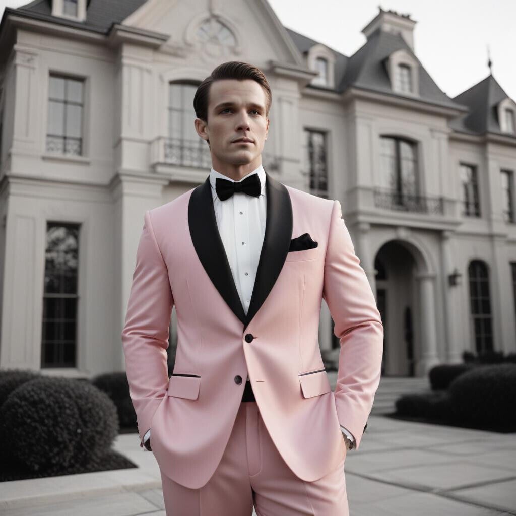 pink tuxedo