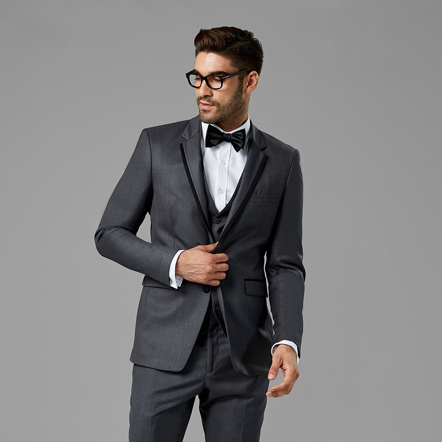 grey tuxedo