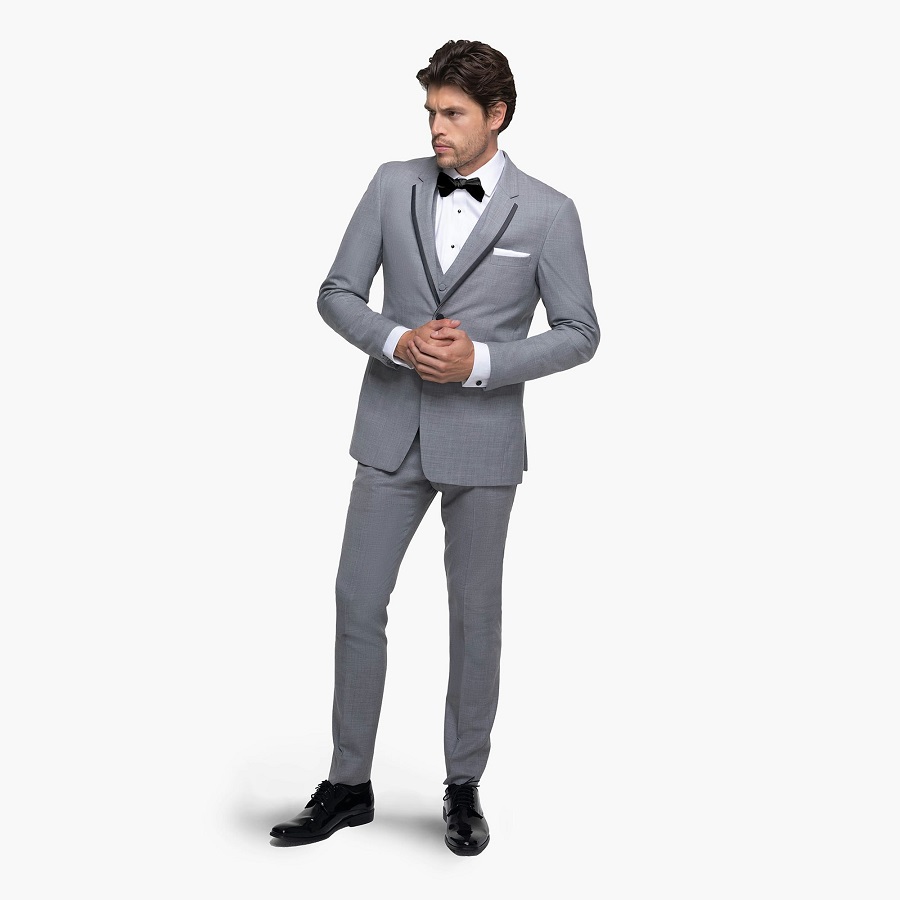 grey tuxedo