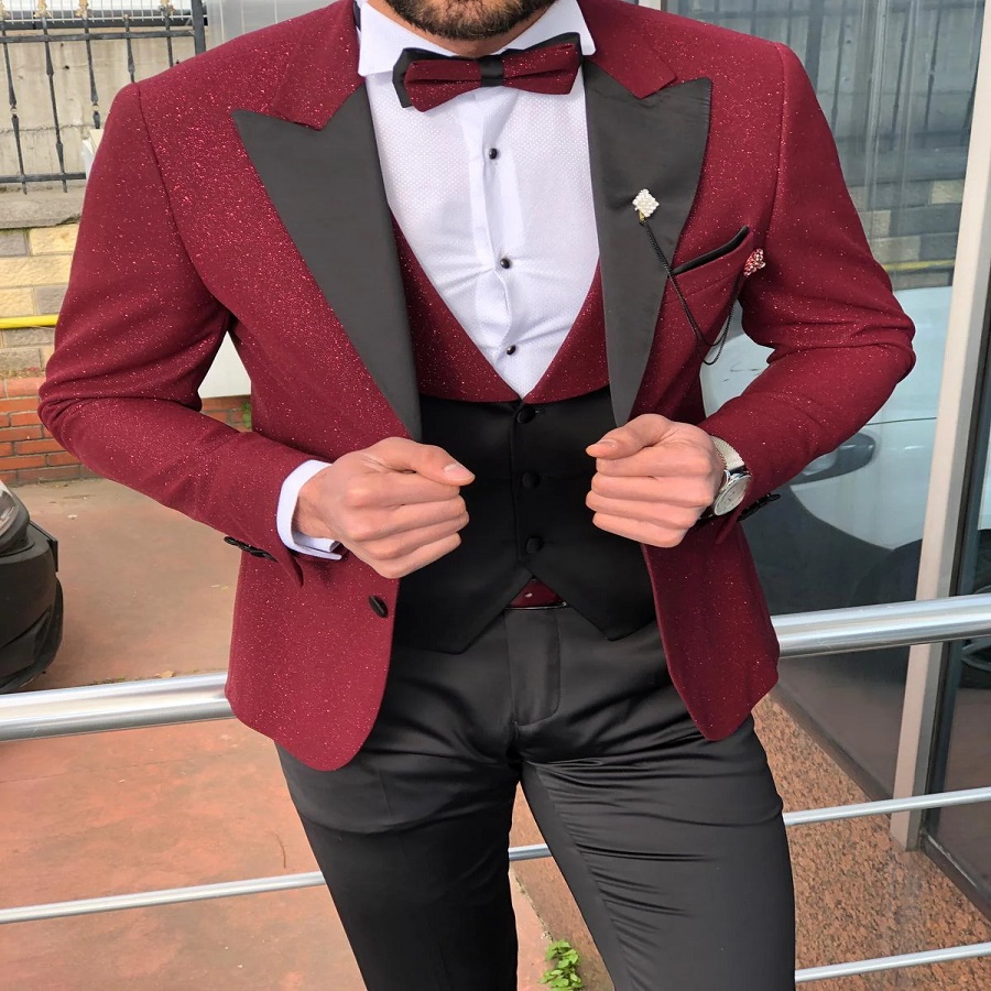 red tuxedo