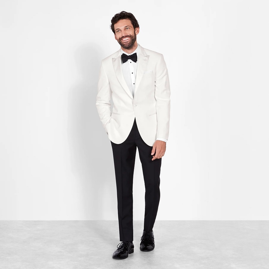 black and white tuxedo