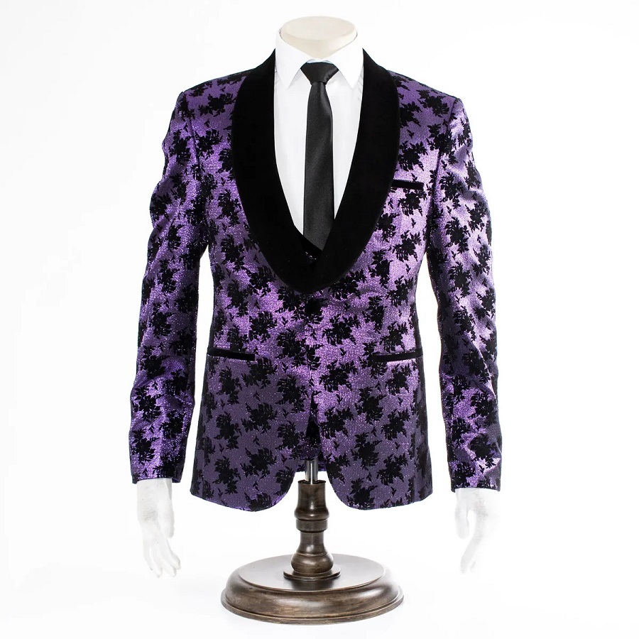 purple tuxedo