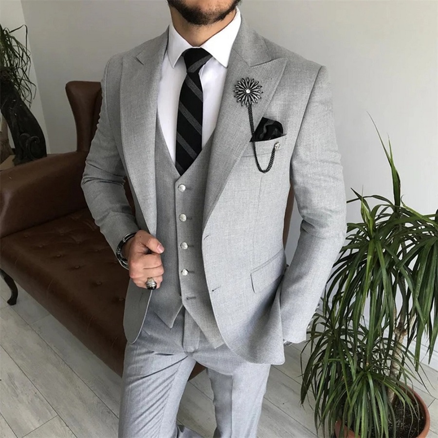 grey tuxedo