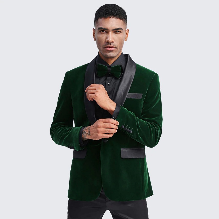 emerald green tuxedo