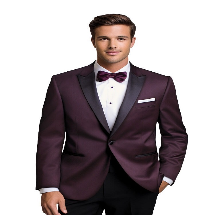 purple tuxedo