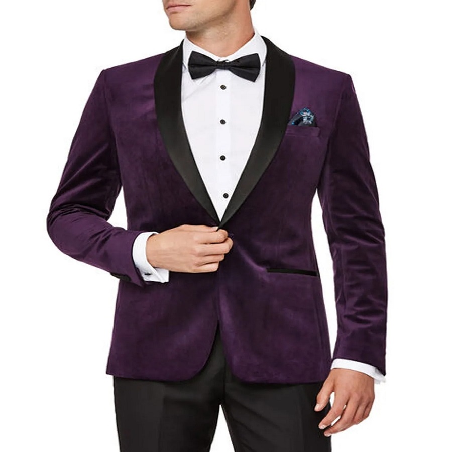 purple tuxedo