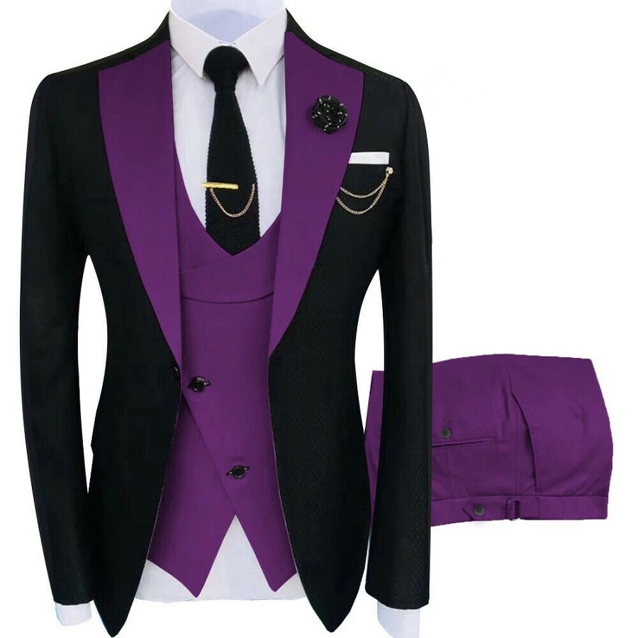 purple tuxedo