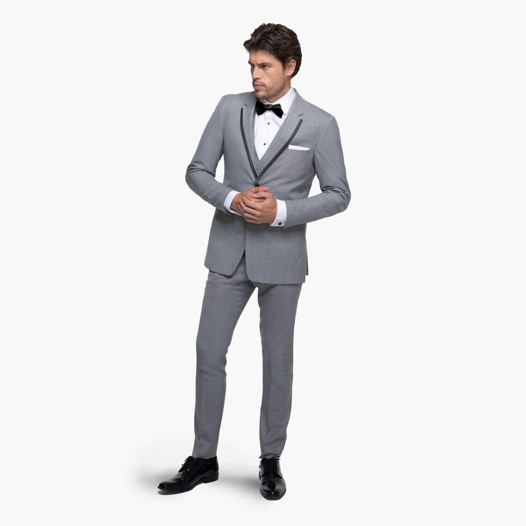 gray tuxedo