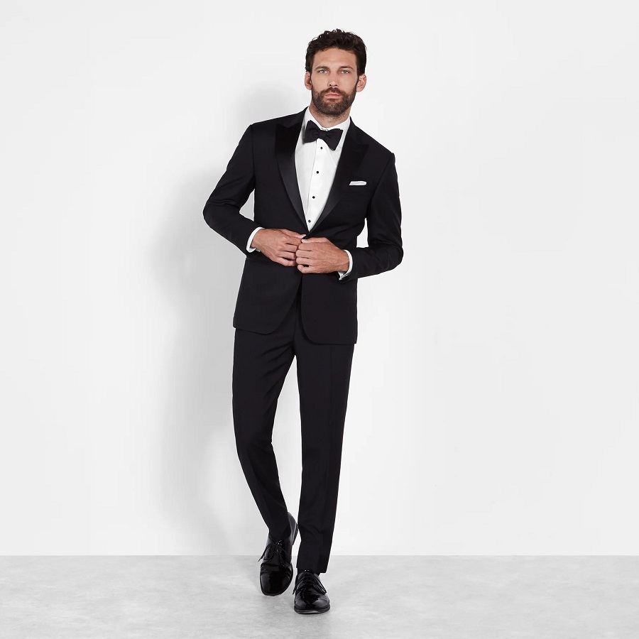 peak lapel tuxedo