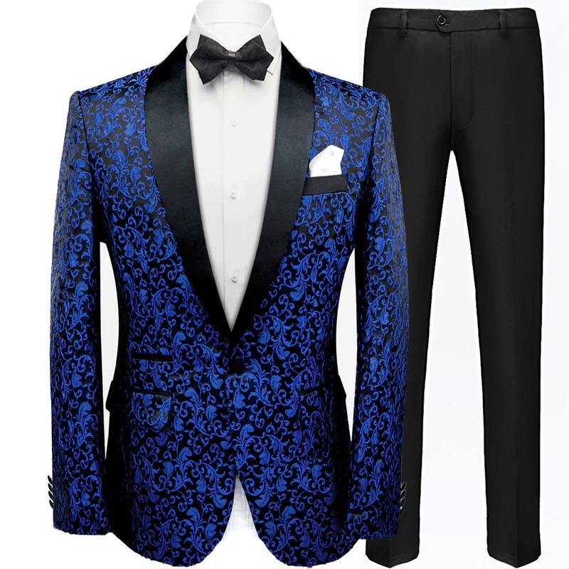 royal blue tuxedo