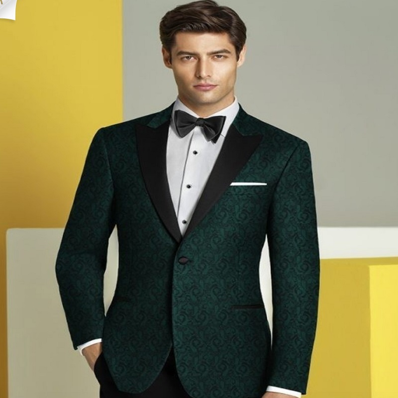 emerald green tuxedo