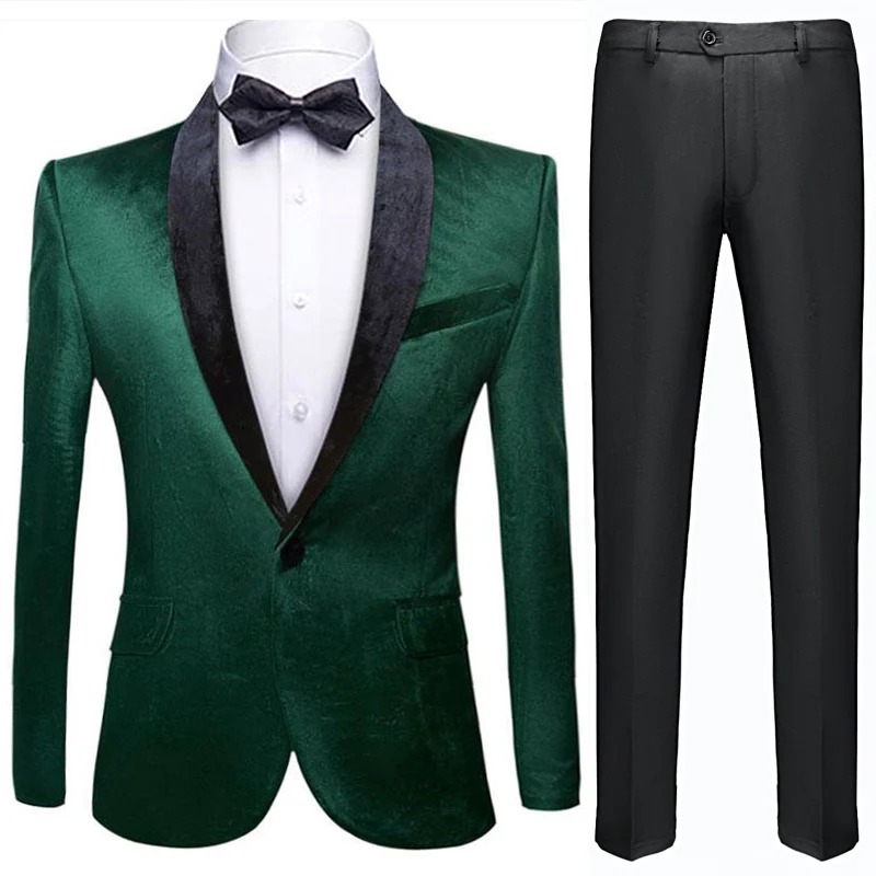 emerald green tuxedo