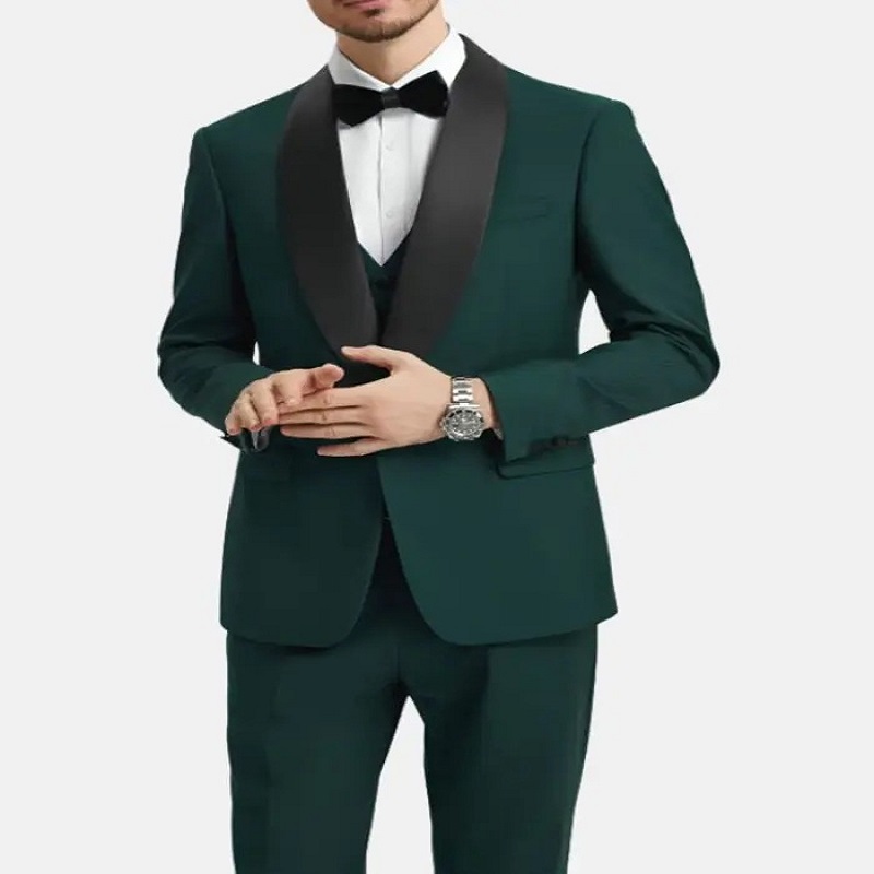 emerald green tuxedo