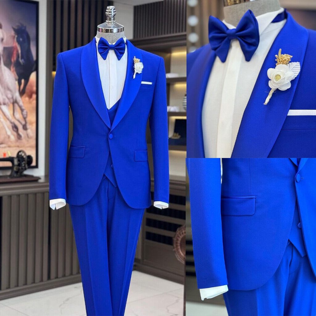 royal blue tuxedo