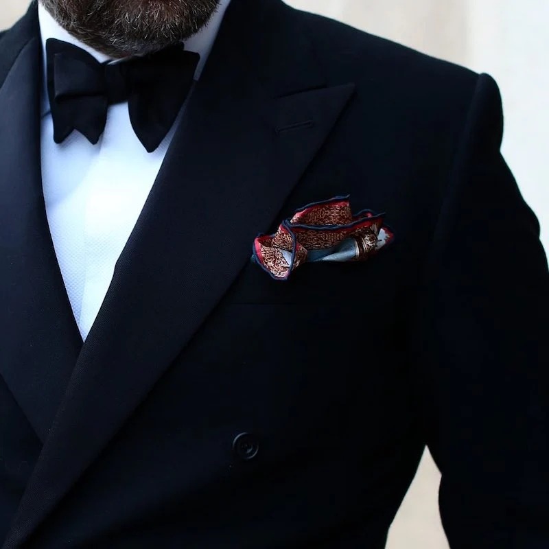 tuxedo pocket square